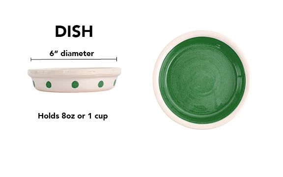 Spot On Collection - Dish / Green