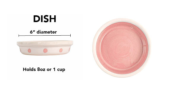 Spot On Collection - Dish / Pink