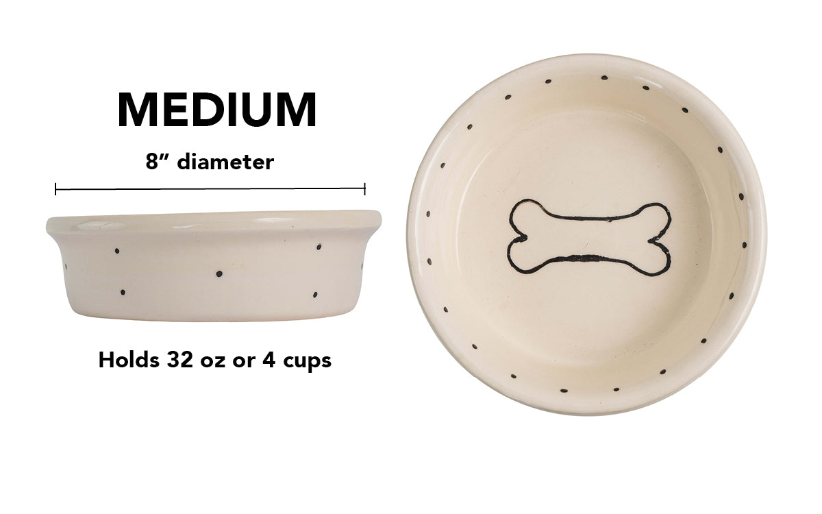 Spot & Bone Collection - Medium / Black & White