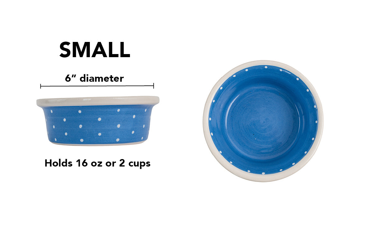 Polka Paws Collection - Small / Blue